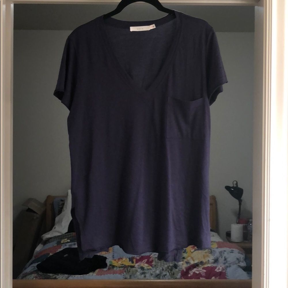 WORN ONCE LUSH V NECK - Picture 2 of 4